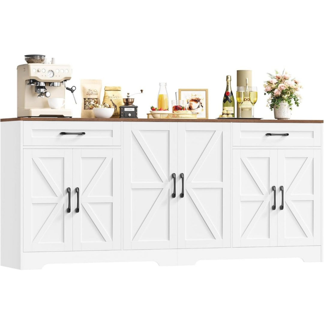 Buffet de Cuisine au Design Fonctionnel et Moderne