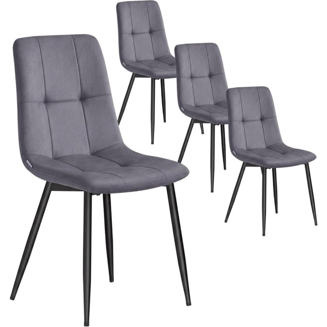 Chaise en Acier, Finition Gris