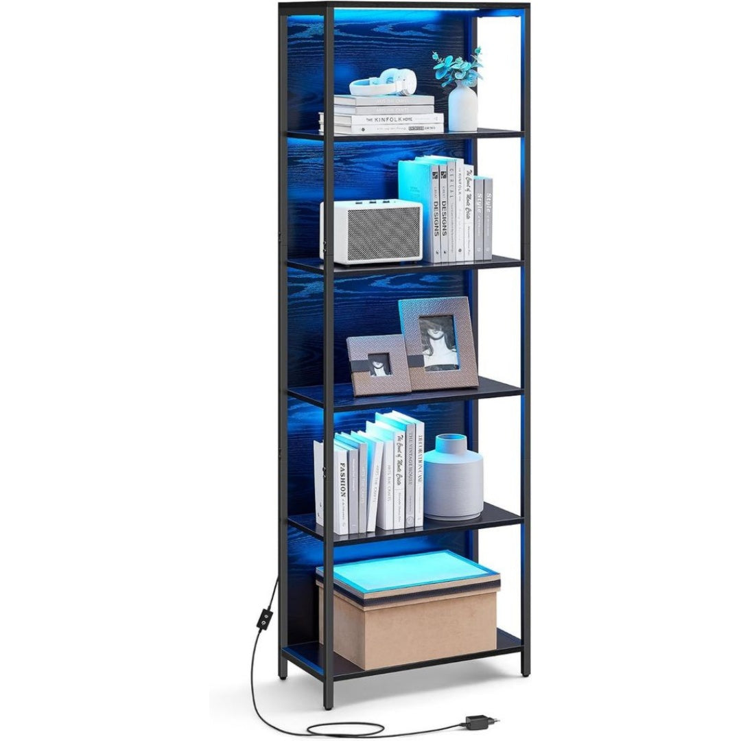 Bibliotheque avec eclairage LED au Design Intemporel et Fonctionnel