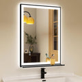 Miroir de Salle de Bain Retroeclaire en Aluminium de Qualite