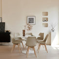 Fauteuil en MDF, Finition Marron Cafe