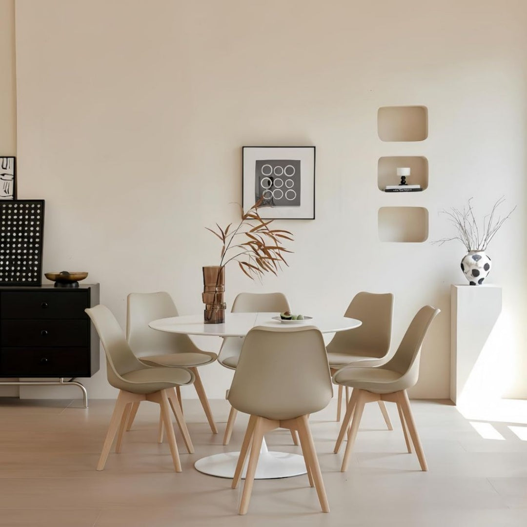 Fauteuil en MDF, Finition Marron Cafe