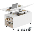 Table Basse a Plateau Relevable Format 100 x 100,5 cm, en Metal