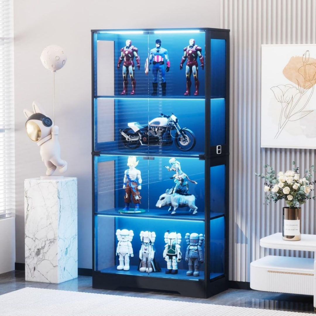 Vitrine, Dimensions 80 x 35 x 165 cm